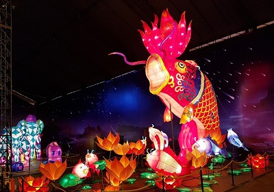 Lễ hội đèn lồng khổng lồ lần đầu diễn ra ở Việt Nam