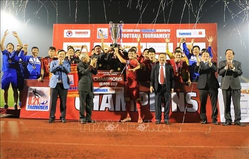 U21 Việt Nam đánh bại U21 Myanmar tỷ số 2-2 giành chức vô địch 