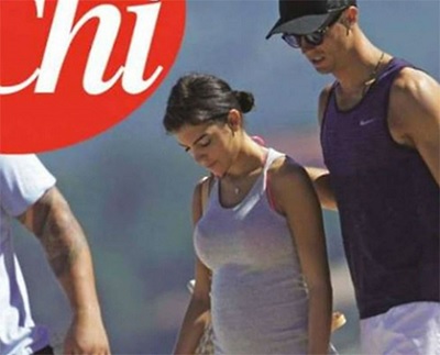 Bên lề sân cỏ: Bạn gái Ronaldo mang bầu song thai?