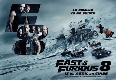 Bộ phim 'Fast & Furious 8' cán mốc 900 triệu USD toàn cầu