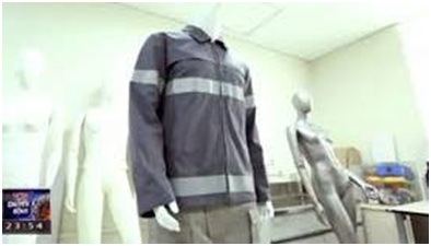 Hàn Quốc sản xuất quần áo có tác dụng phòng chống tai nạn