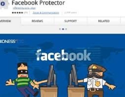 Cách sử dụng công cụ Facebook Protector
