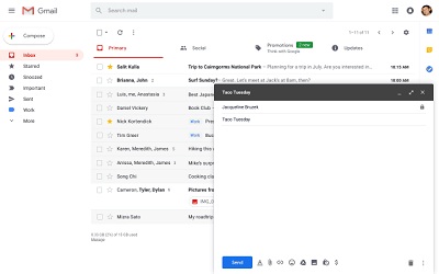 Gmail tiết lộ tính năng Smart Compose soạn thư thần tốc
