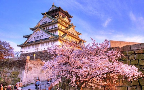 Lâu đài Osaka di sản văn hoá Nhật Bản