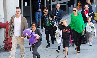 Brad Pitt hạnh phúc quây quần bên các con trong dịp Father’s Day
