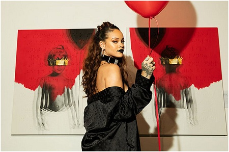 Album 'Anti' của Rihanna cán mốc 1 triệu lượt download trong thời gian ngắn
