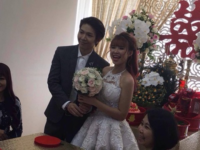 Cặp đôi Khởi My và Kelvin Khánh bất ngờ tổ chức đám cưới