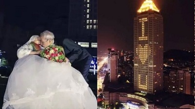 Cụ ông 84 tuổi thắp sáng cả tòa nhà để tỏ tình với vợ