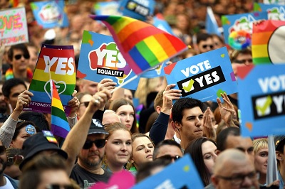 Người dân Úc bỏ phiếu đồng ý hợp thức hóa hôn nhân cùng giới