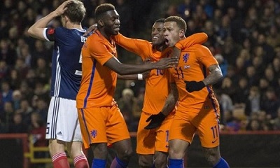 Đội tuyển Hà Lan thắng Scotland nhờ bàn duy nhất của Depay