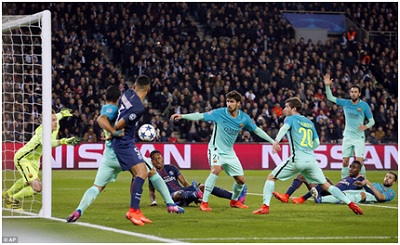 PSG hạ đo ván Barca 4-0 lượt đi Champions League