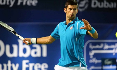 Djokovic đánh bại Tommy Robredo vòng giải Dubai Tennis Championships