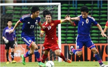U23 Nhật Bản chiến thắng U23 Việt Nam trong trận giao hữu trên sân Al Aghli