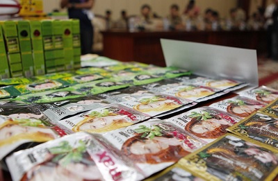 Campuchia tiến hành tiêu hủy gần 100 tấn mỹ phẩm giả