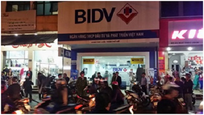 Chi nhánh ngân hàng BIDV Huế bị cướp