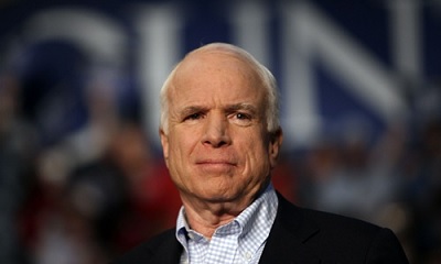 Thượng nghị sĩ Mỹ John McCain bị chẩn đoán có khối u não