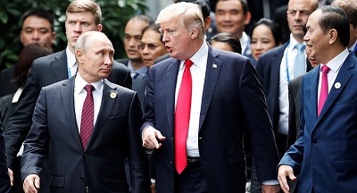 Tổng thống Mỹ Donald Trump khẳng định vai trò của Nga trong giải quyết các vấn đề quốc tế