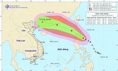 Công điện về chủ động ứng phó cơn bão số 2 gần Biển Đông