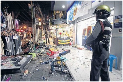 Liên tiếp xảy ra hai vụ đánh bom vào đêm 11/8 ở Thái Lan