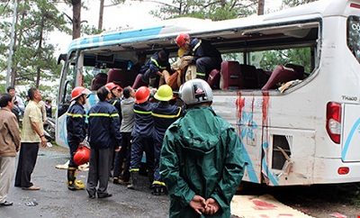 Lâm Đồng: Đóng cửa một chiều đèo Prenn sau tai nạn thảm khốc