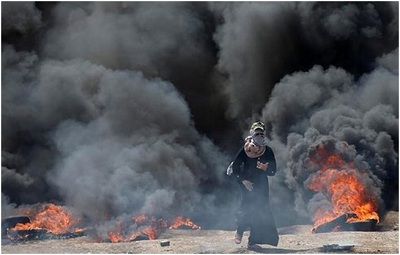 Đụng độ nổ ra giữa người biểu tình Palestine và binh lính Israel ở khu Bờ Tây
