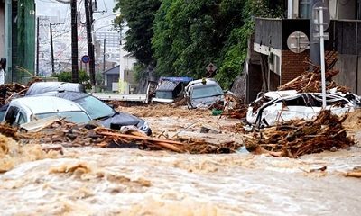 Số người thiệt mạng do mưa lũ tại Nhật Bản không ngừng tăng