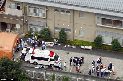 Thảm sát đẫm máu ở Nhật khiến 19 người thiệt mạng nhiều người bị thương