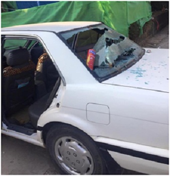 Lạng Sơn: Một bình cứu hỏa trên xe phát nổ