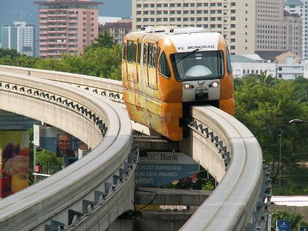 Cách đi tàu điện ngầm, tàu điện trên cao tại Malaysia
