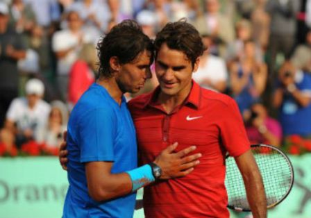 Cặp đôi hữu hảo Nadal và Federer