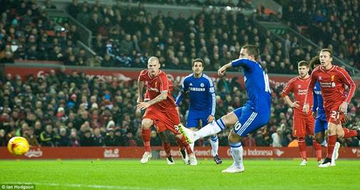 Kết quả lượt đi Capital One Cup 2014/15 - Liverpool hòa Chelsea