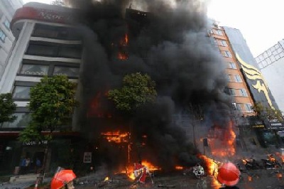 Nguyên nhân cháy quán Karaoke ở Hà Nội do bất cẩn khi hàn xì