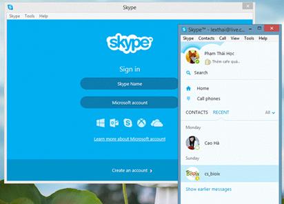 Hướng dẫn cách đăng nhập nhiều tài khoản Skype cùng lúc