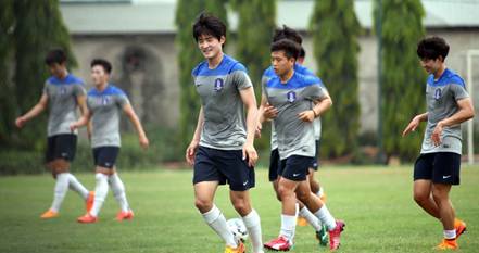 Trước trận giao hữu U23 Việt Nam - U23 Hàn Quốc