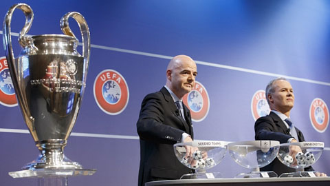 22h45 tối nay bốc thăm chia bảng Champions League 2015/16