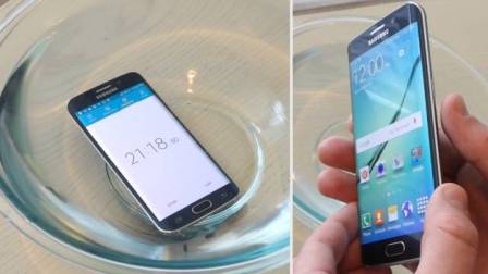 Siêu phẩm Galaxy S6 Edge của Samsung có thể 'bơi' 20 phút