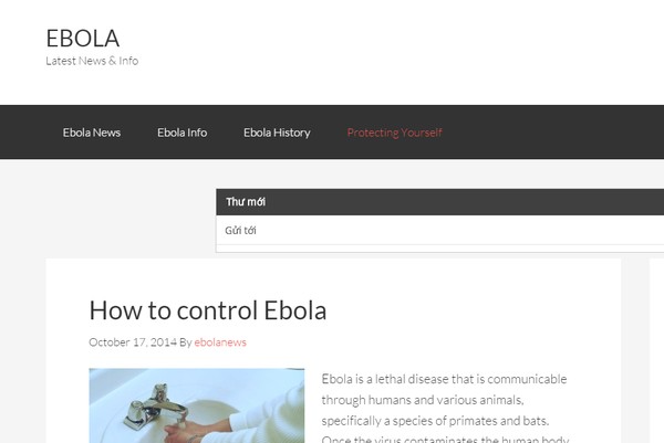 Tên miền Ebola.com trị giá 4,2 tỷ VND