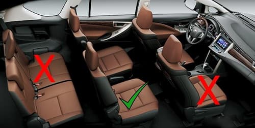 Những vị trí ngồi an toàn nhất, nguy hiểm trên xe ô tô bạn nên biết