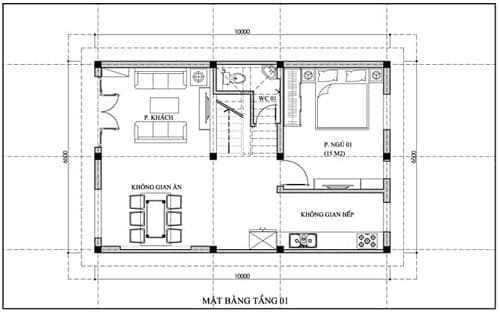 Câu trắc nghiệm Công nghệ lớp 8 Bài 15 có đáp án: Bản vẽ nhà