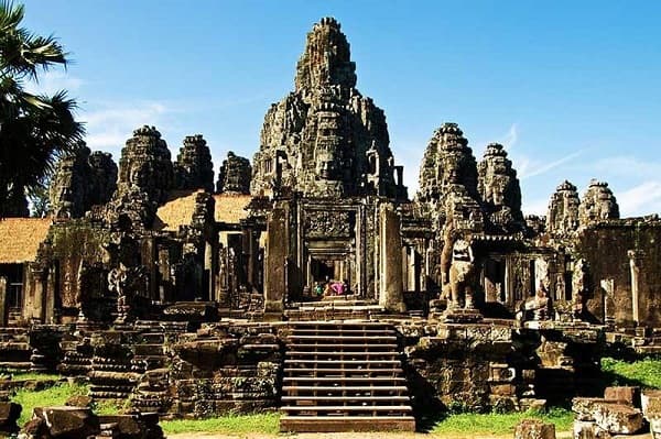 Câu trắc nghiệm Lịch sử lớp 10 Bài 9 có đáp án: Vương quốc Campuchia và vương quốc Lào (phần 2)