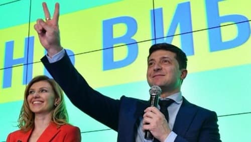 Diễn viên hài Volodymyr Zelensky thắng cử Tổng thống Ukraine